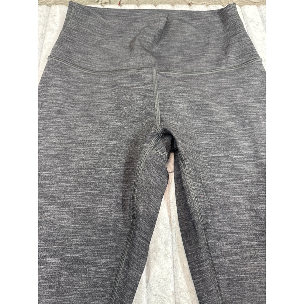 Lululemon High Rise‎ Leggings Size 4 Dark Grey Heathered Space Dye Full Length